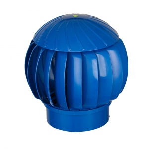 Ротационный дефлектор (турбодефлектор) 160 мм цвет: синий